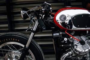 1979 Honda CX500 Fire Ant by Rusty Factory