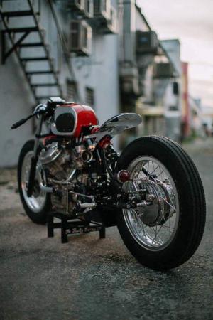 1979 Honda CX500 Fire Ant by Rusty Factory