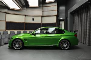 2017 BMW M3 Sedan in Java Green M Performance by Abu Dhabi Motors