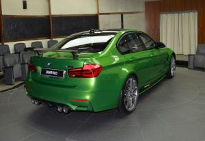 2017 BMW M3 Sedan in Java Green M Performance by Abu Dhabi Motors