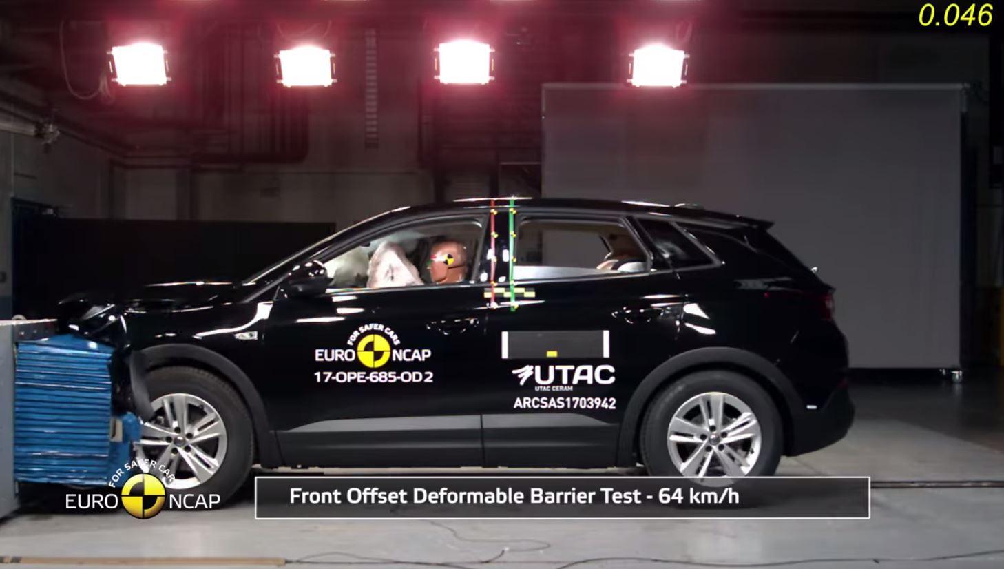 Результаты новых краш-тестов Euro NCAP: Opel Grandland X