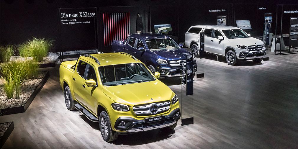 Во Франкфурте показался 190-сильный пикап Mercedes-Benz