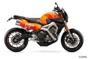 2014 Yamaha FZ-09 by Ellaspede