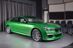 2017 BMW M760Li Individual Rallye Green by 3D Design and Abu Dhabi Motors