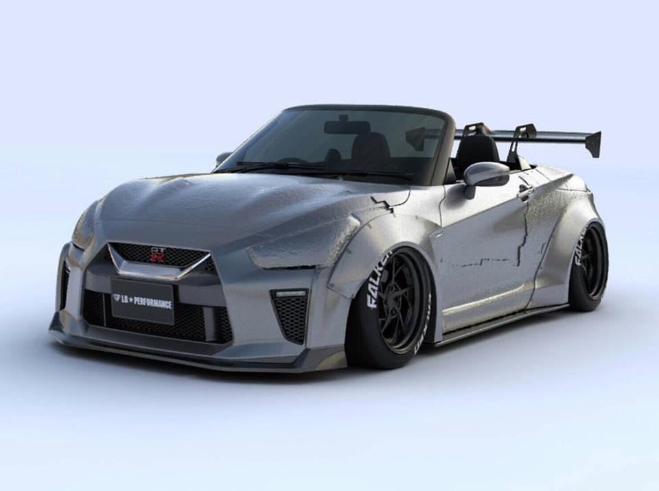 Мастера Liberty Walk превратили Daihatsu в миниатюрный Nissan GT-R