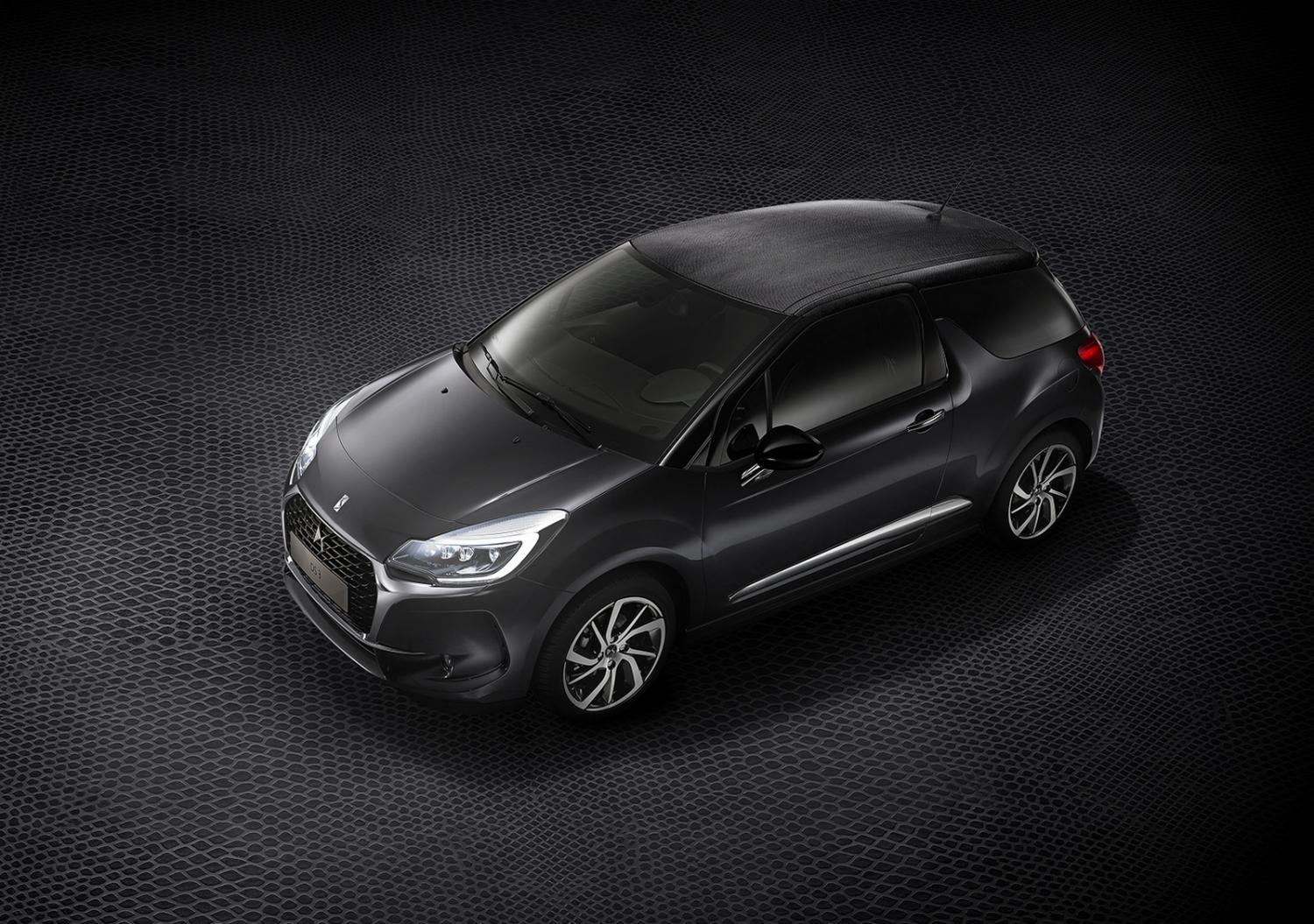 На крышу хэтчбэка DS 3 нанесли «кожу ящерицы»