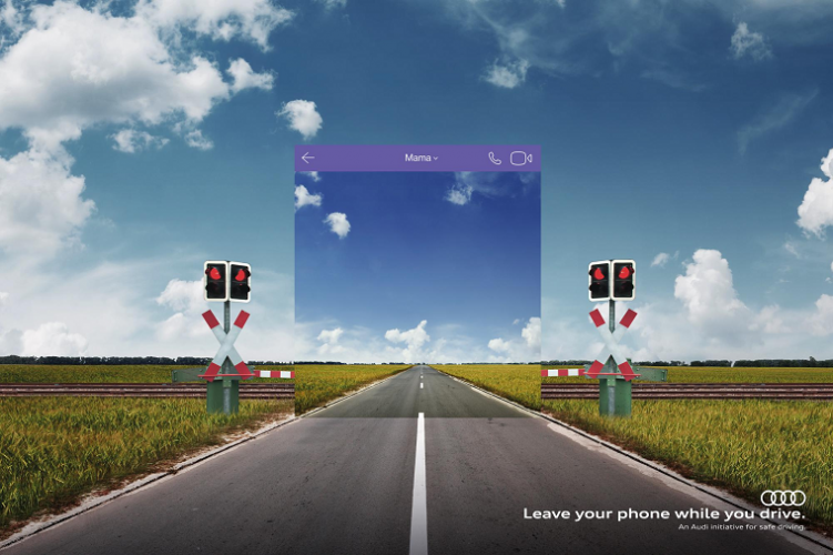 Leave your phone while you drive