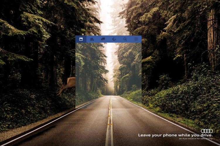 Leave your phone while you drive