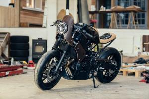 Джордж Вудмен: кафе рейсер Yamaha XSR700 Hanko