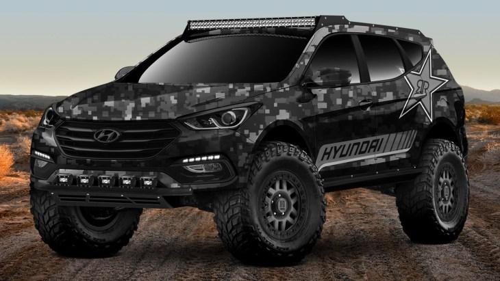 Кроссовер Hyundai Santa Fe превратили в экстремальный концепт