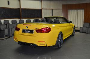 2017год BMW M4 Convertible Speed Yellow by AC Schnitzer and Abu Dhabi Motors