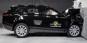 Премиальный кроссовер Range Rover Velar получил от Euro NCAP пять звёзд за безопасность