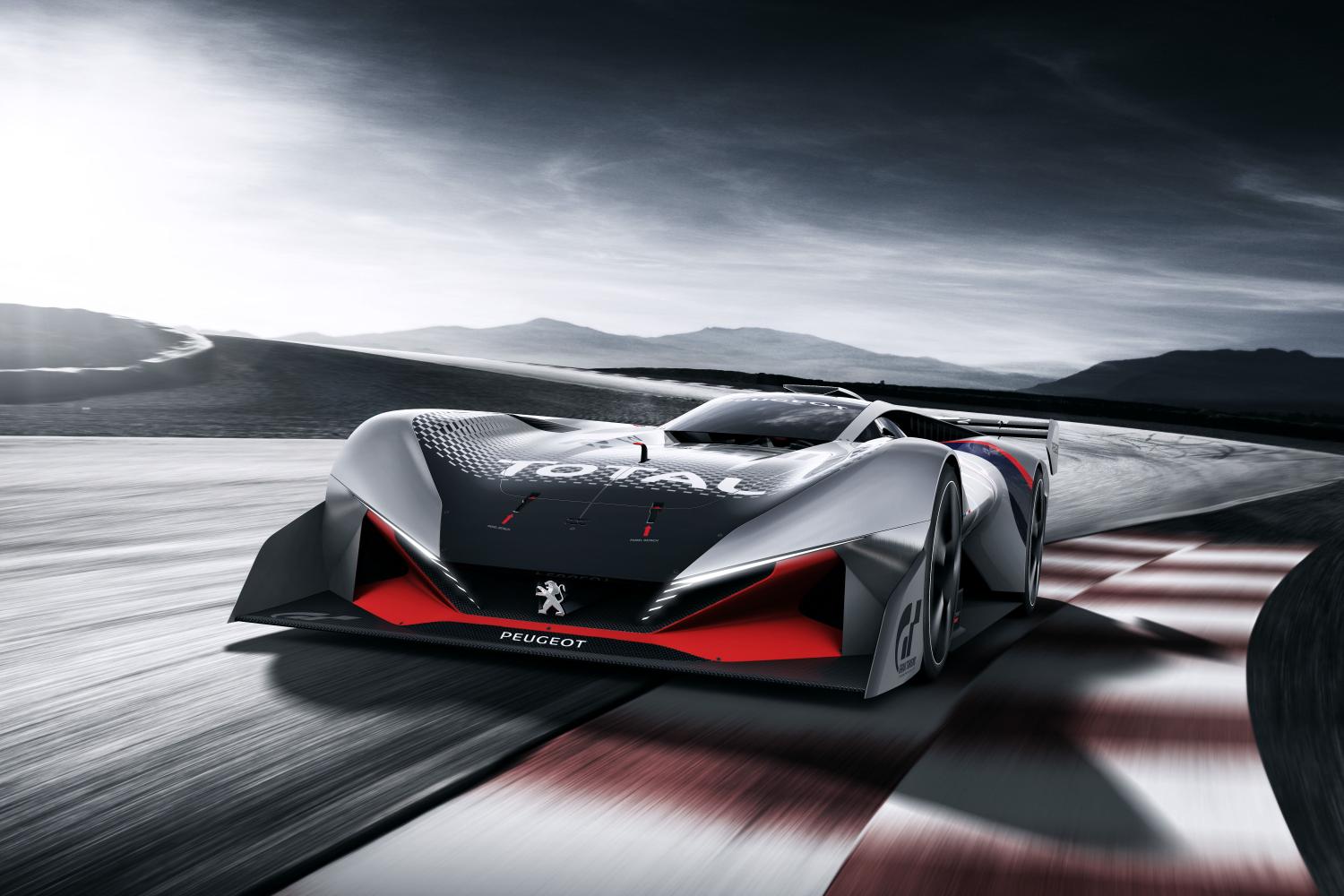 Виртуальный суперкар Peugeot получил дополнительные крылья и стал мощнее