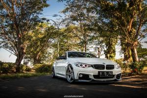 2017 BMW 435i Coupe Alpine White on ADV.1 Wheels (ADV05 M.V2 SL) 