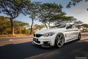 2017 BMW 435i Coupe Alpine White on ADV.1 Wheels (ADV05 M.V2 SL) 