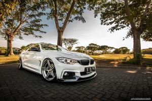 2017 BMW 435i Coupe Alpine White on ADV.1 Wheels (ADV05 M.V2 SL) 