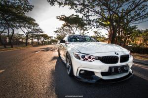 2017 BMW 435i Coupe Alpine White on ADV.1 Wheels (ADV05 M.V2 SL) 