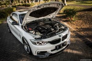2017 BMW 435i Coupe Alpine White on ADV.1 Wheels (ADV05 M.V2 SL) 