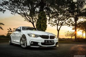 2017 BMW 435i Coupe Alpine White on ADV.1 Wheels (ADV05 M.V2 SL) 