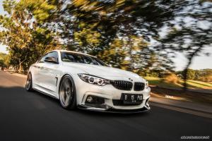 2017 BMW 435i Coupe Alpine White on ADV.1 Wheels (ADV05 M.V2 SL) 