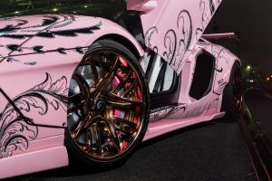 2017 Lamborghini Aventador Roadster by Liberty Walk on Forgiato Wheels (Decimo-L)