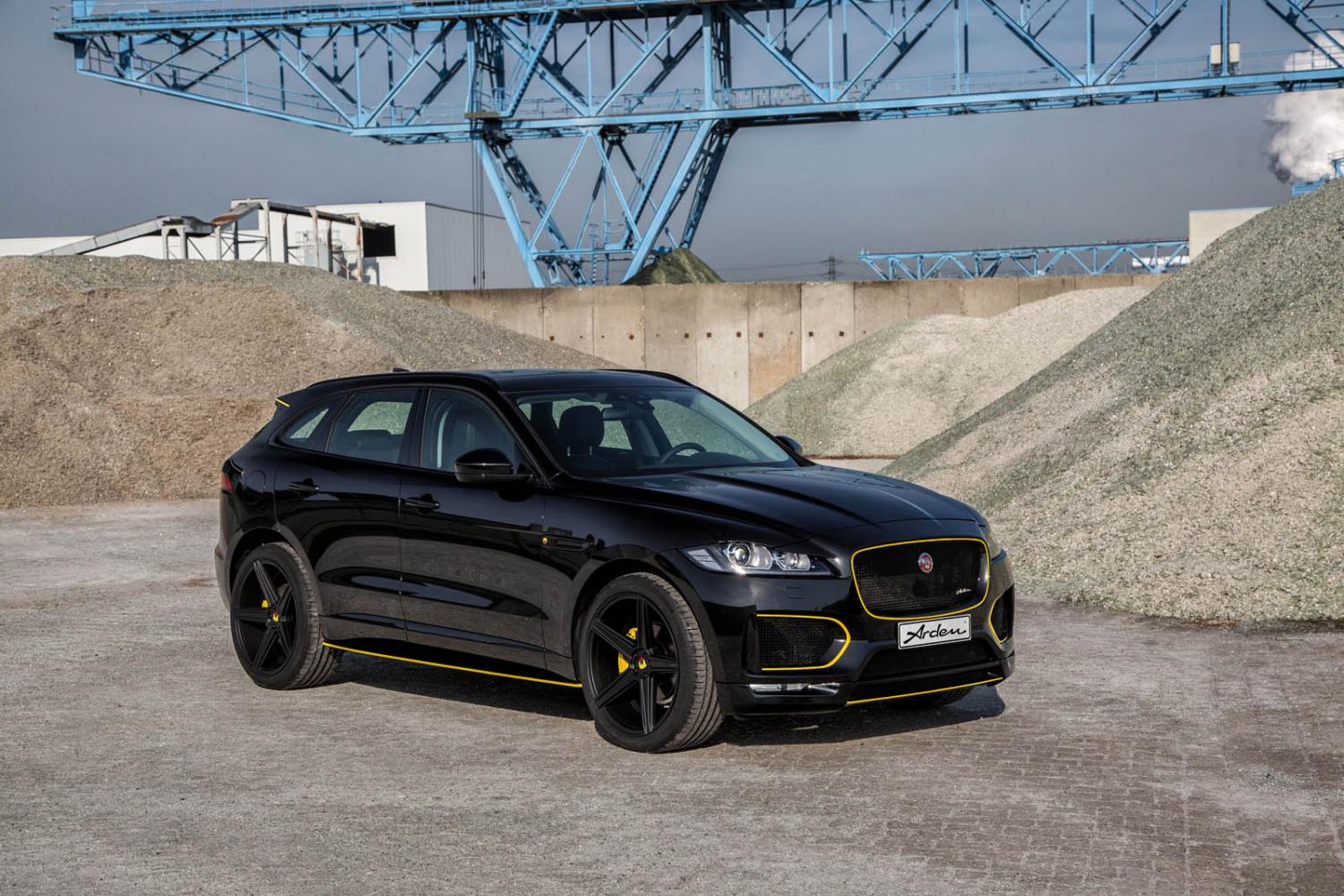 Jaguar f Pace 2017 черный