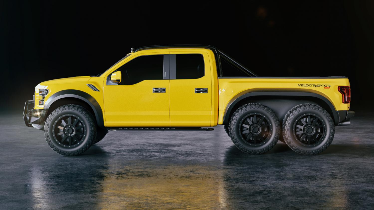 Тюнеры Hennessey Performance построили 600-сильный пикап VelociRaptor 6x6