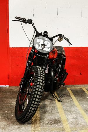 2017 Kawasaki W650 by Blitz Motorcycles x R.M. Williams