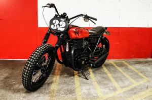 2017 Kawasaki W650 by Blitz Motorcycles x R.M. Williams