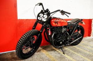 2017 Kawasaki W650 by Blitz Motorcycles x R.M. Williams