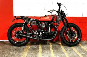 2017 Kawasaki W650 by Blitz Motorcycles x R.M. Williams