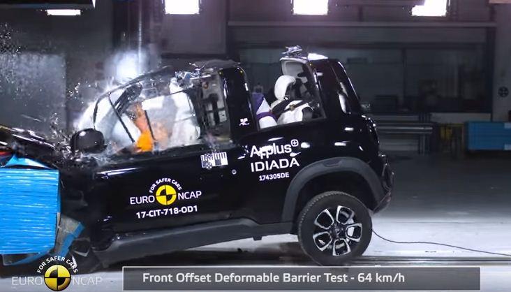 Результаты новых краш-тестов Euro NCAP: Citroen e-Mehari