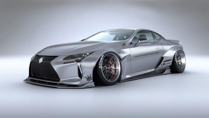 Тюнеры Liberty Walk поработали над внешностью купе Lexus LC