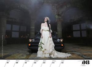 Календарь Girls & Legendary American Cars на 2018 год