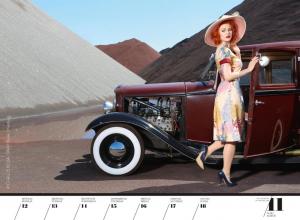 Календарь Girls & Legendary American Cars на 2018 год