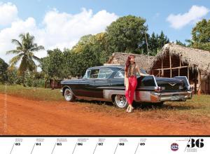 Календарь Girls & Legendary American Cars на 2018 год