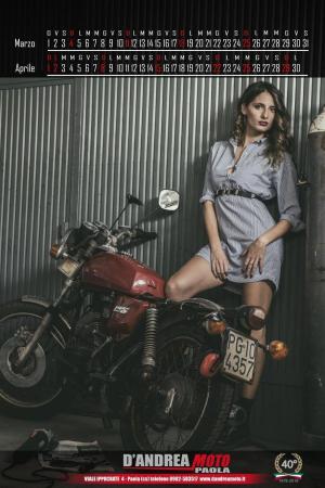 Мотокалендарь D'Andrea Moto на 2018 год