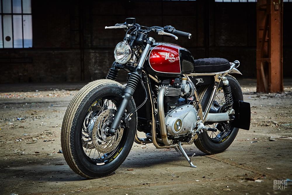 Kingston Custom: брэт-трекер Triumph Thruxton