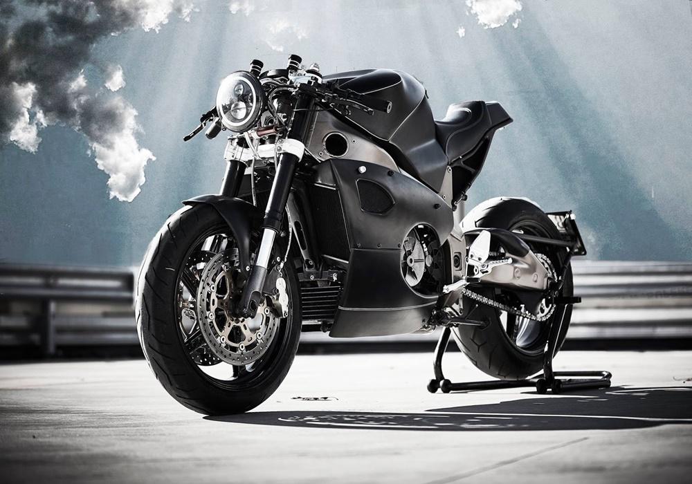 Ireful Motorcycles: Кафе рейсер Aprilia Tuono Tumultus 130