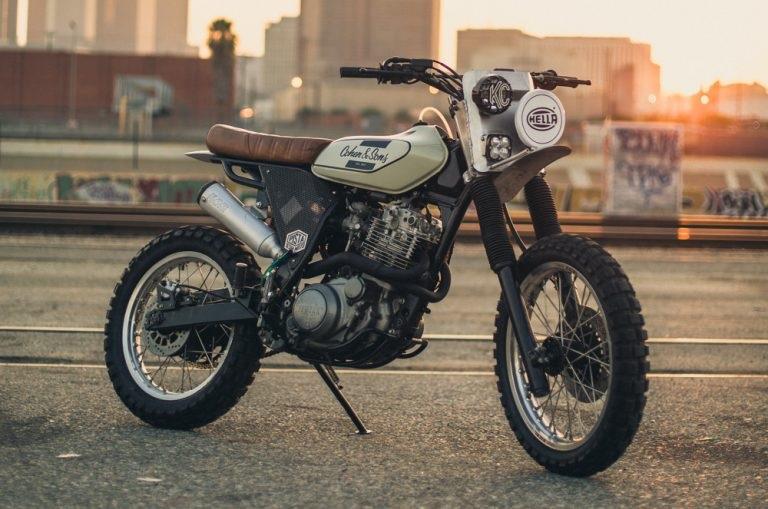 Pista Design: скрэмблер Yamaha XT600E Crooked Rooster