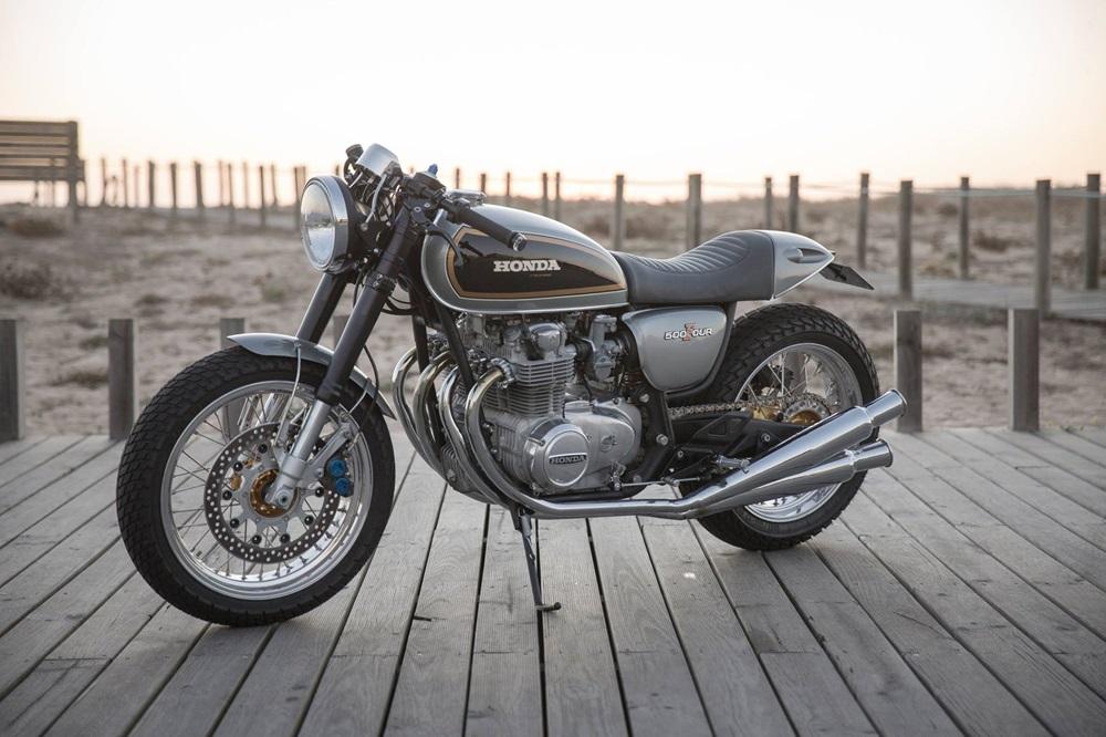 Ton-up Garage: кафе рейсер Honda CB500 Tribute