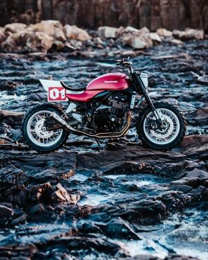 2017 Kawasaki Z900RS Stone Tracker by Deus Customs