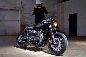 2014 Triumph Bonneville Black by Gasoline