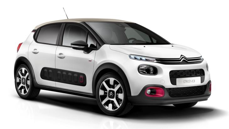 Хэтчбэк Citroen C3 получил розовые акценты