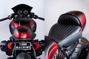2017 BMW R9T Racer Red Line by Tank Machine