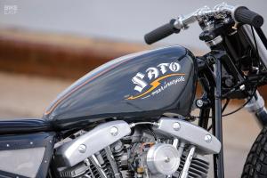 1968 Harley-Davidson Shovelhead Dirt Killer by Sato Marine Cycle
