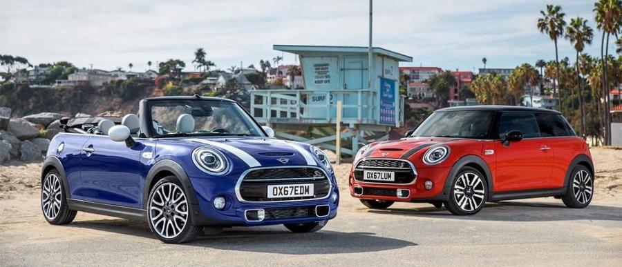 Рассекречены обновлённые хэтчбэк и кабриолет MINI Cooper