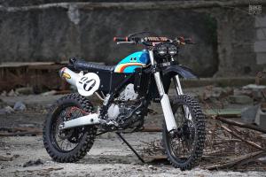 Knuckle WhackJob: скрэмблер Kawasaki KLX250