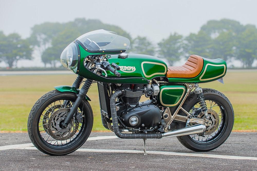 Джефф Болдуин: кафе рейсер Triumph Bonneville T120 Rickman