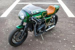 Джефф Болдуин: кафе рейсер Triumph Bonneville T120 Rickman